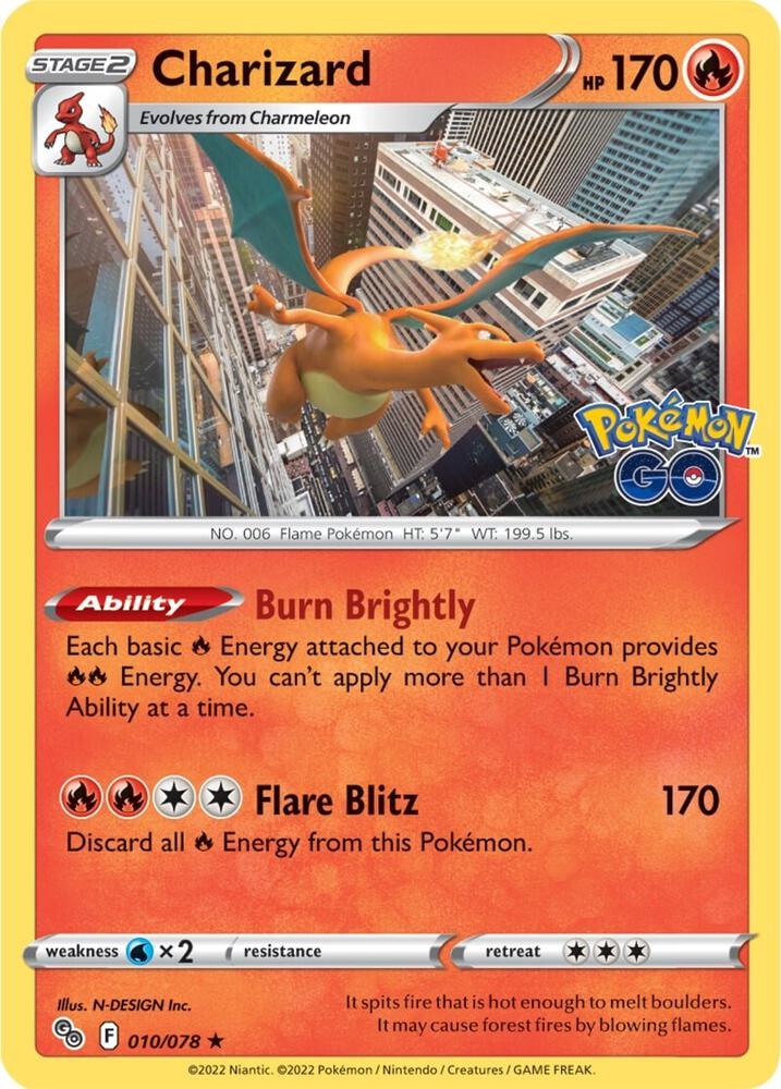 Charizard (Pokemon GO)  - Holofoil