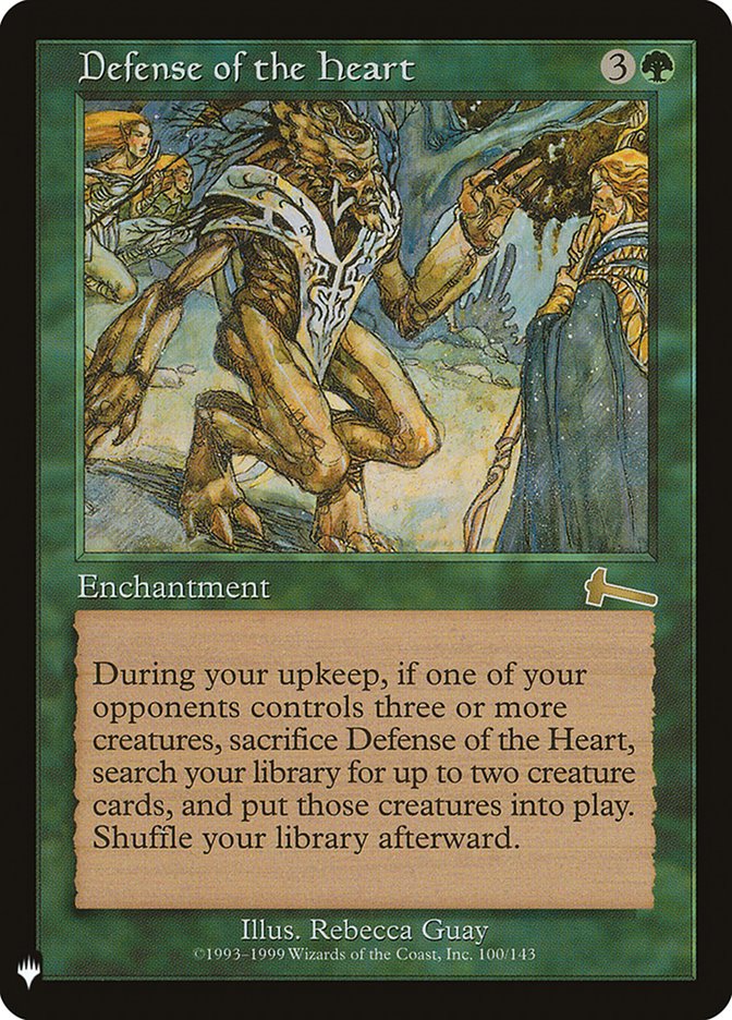 Defense of the Heart (The List Reprints) 