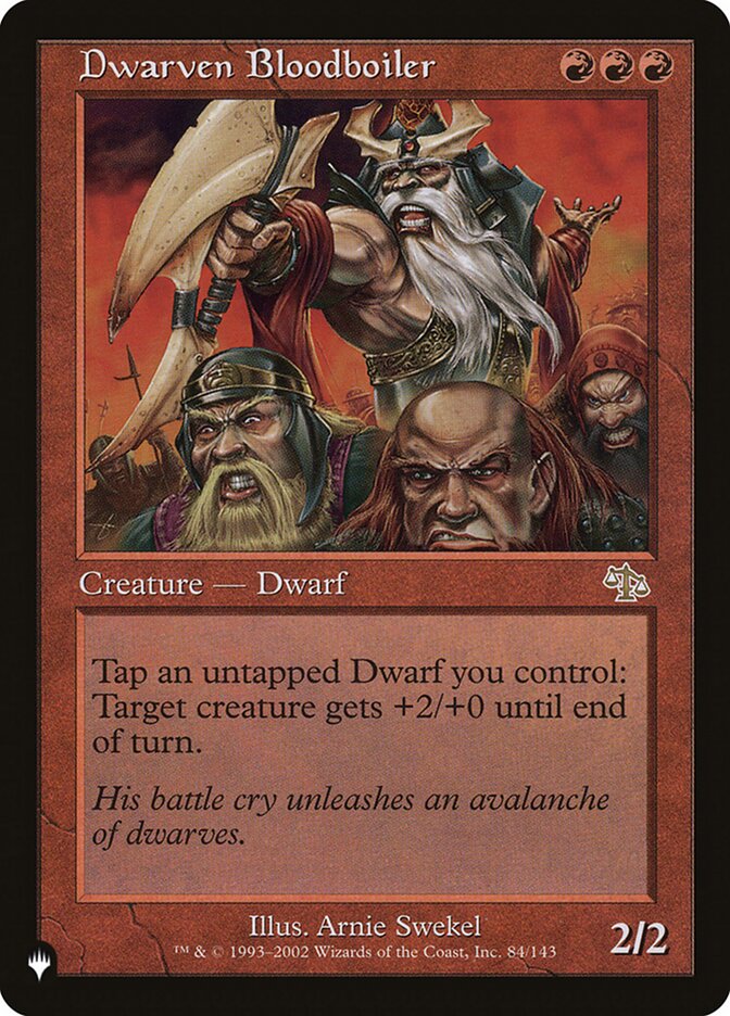 Dwarven Bloodboiler (The List Reprints) 
