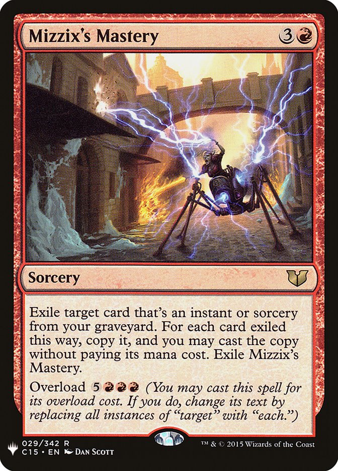 Mizzix's Mastery C15-29/5075 (The List Reprints) 
