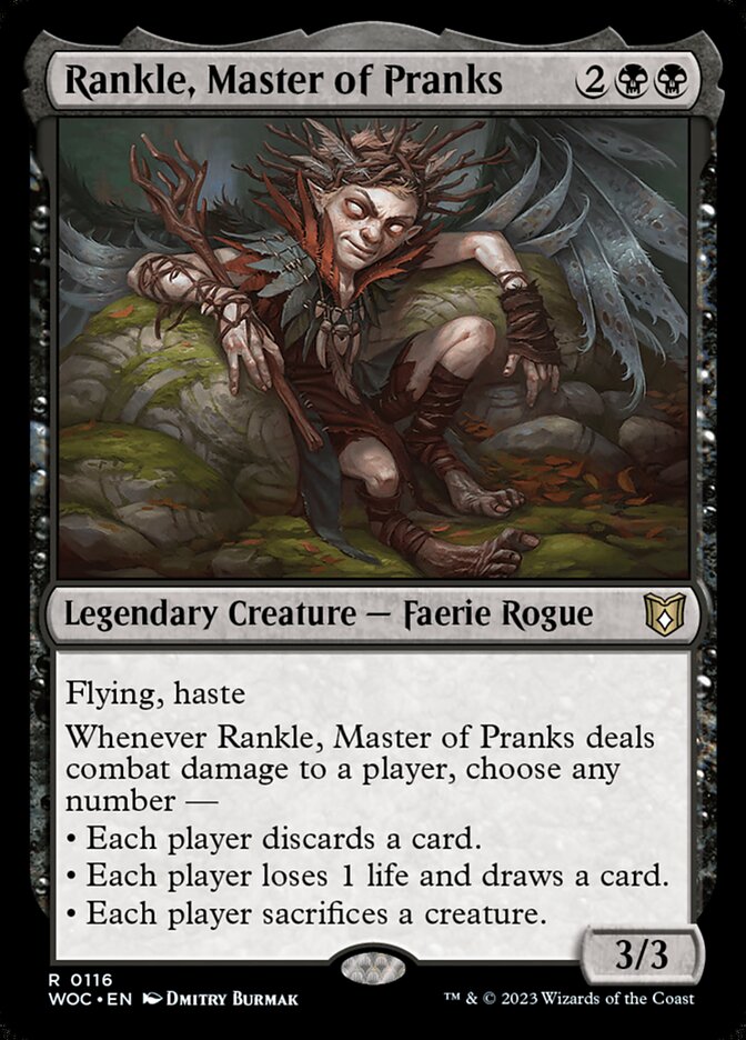 Rankle, Master of Pranks (Commander: Wilds of Eldraine) 