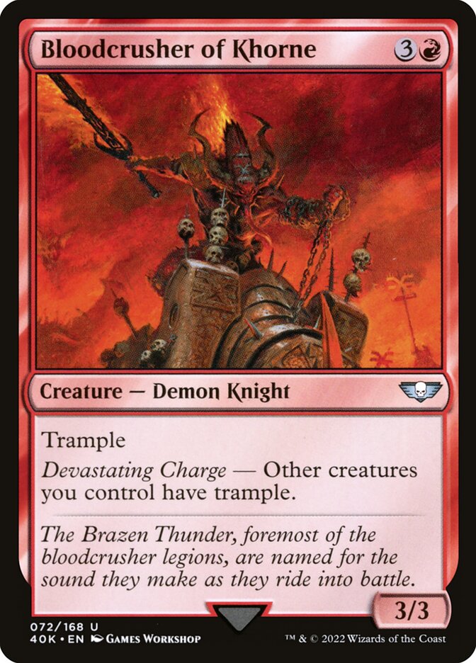 Bloodcrusher of Khorne (Universes Beyond: Warhammer 40,000) 
