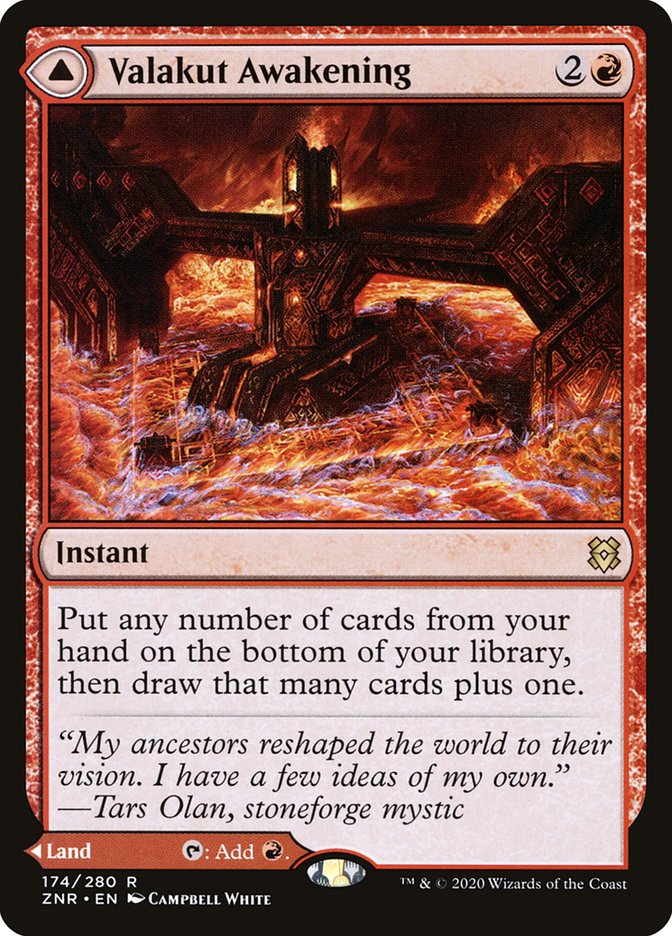 Valakut Awakening // Valakut Stoneforge (Zendikar Rising) 