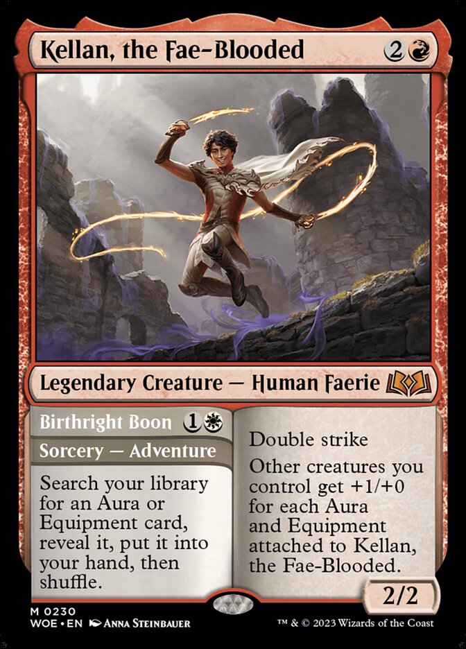 Kellan, the Fae-Blooded // Birthright Boon (Wilds of Eldraine) 