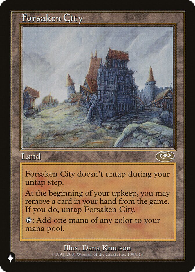 Forsaken City (The List Reprints) 
