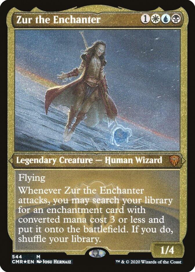 Zur the Enchanter Foil Etched (Commander Legends)  - undefined