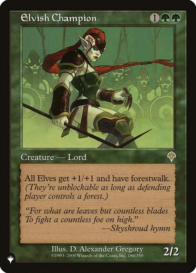 Elvish Champion (The List Reprints) 