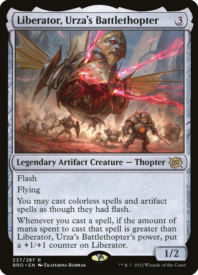 Liberator, Urza's Battlethopter 237 (The Brothers' War)  - Foil