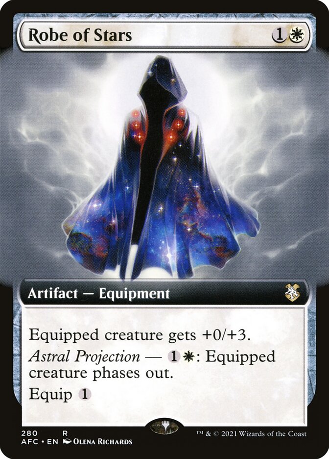Robe of Stars 280/62 (Commander: Adventures in the Forgotten Realms)  - Extended Art