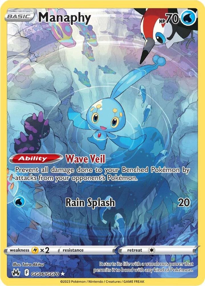 Manaphy GG06/GG70 (Crown Zenith: Galarian Gallery)  - Holofoil