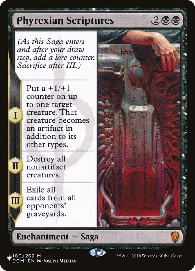 Phyrexian Scriptures (The List Reprints) 