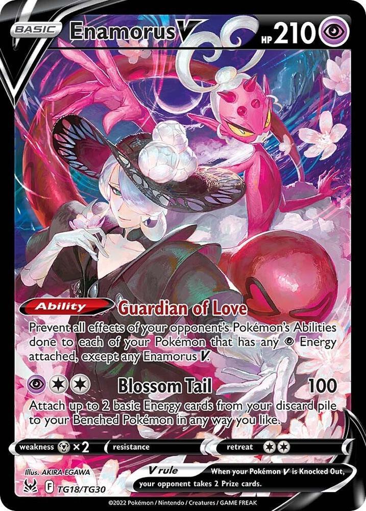Enamorus V TG18/TG30 (SWSH11: Lost Origin Trainer Gallery)  - Holofoil