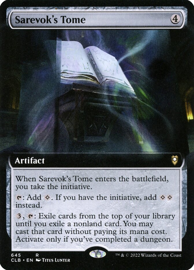 Sarevok's Tome (Commander Legends: Battle for Baldur's Gate) 