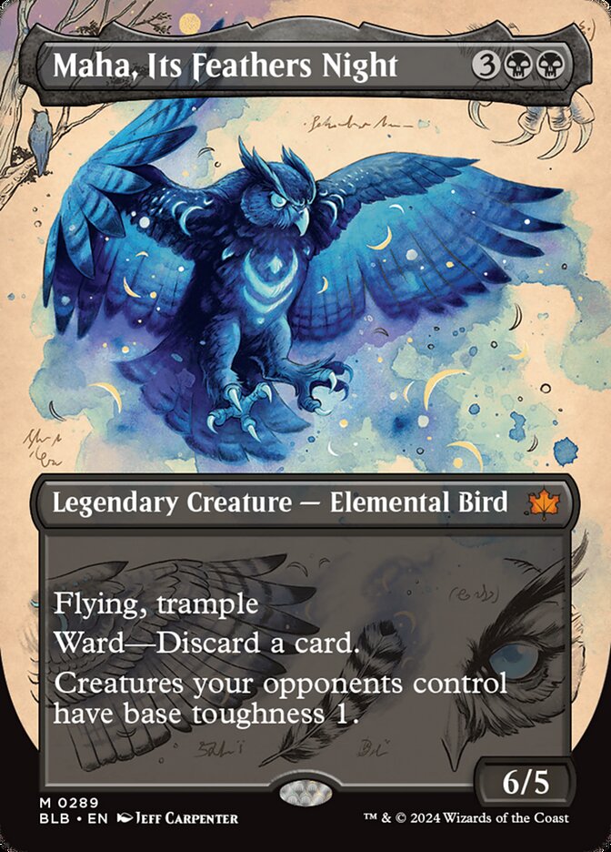 Maha, Its Feathers Night (Bloomburrow) 