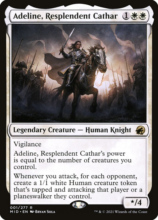 Adeline, Resplendent Cathar (Innistrad: Midnight Hunt) 