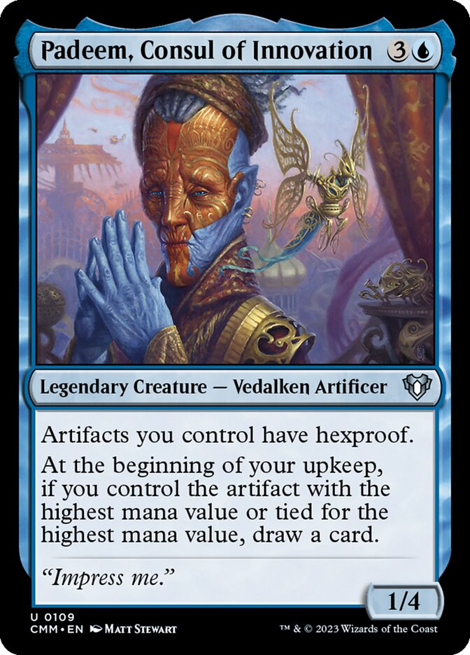 Padeem, Consul of Innovation (Commander Masters) 