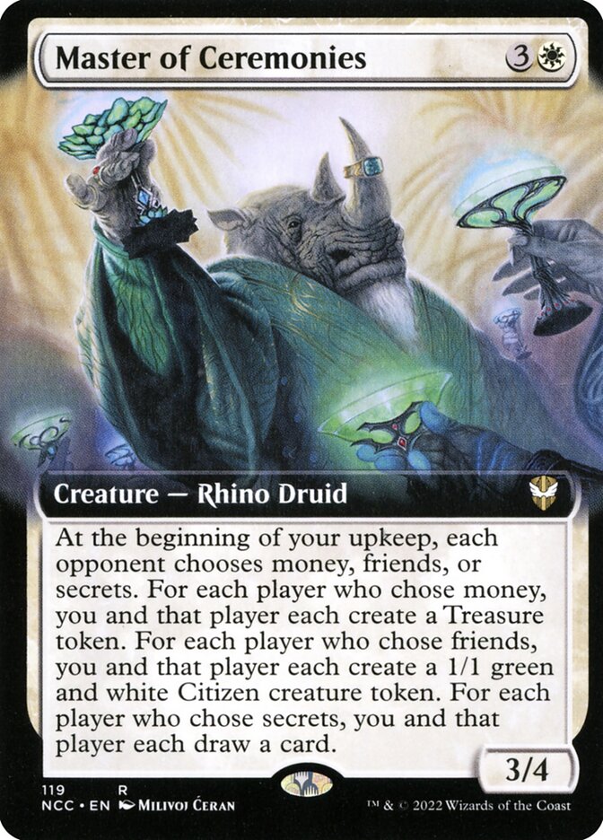Master of Ceremonies 119/93 (Commander: Streets of New Capenna) 