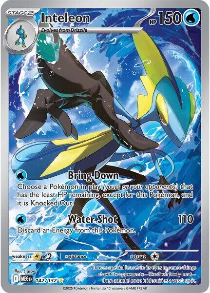 Inteleon 142 132 (ME01: Mega Evolution)  - Holofoil