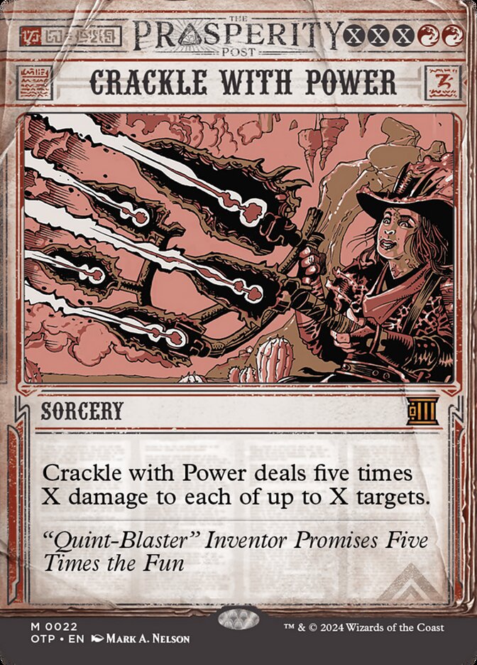 Crackle with Power (Outlaws of Thunder Junction: Breaking News) 