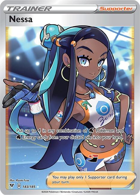 Nessa Full Art (SWSH04: Vivid Voltage)  - Holofoil