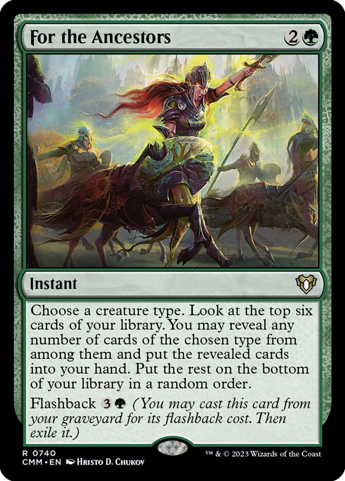 For the Ancestors (Commander Masters) 