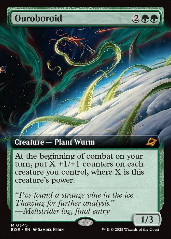 Ouroboroid 345 (Edge of Eternities)  - Extended Art Foil