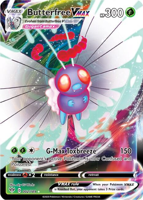 Butterfree VMAX (SWSH03: Darkness Ablaze)  - Holofoil