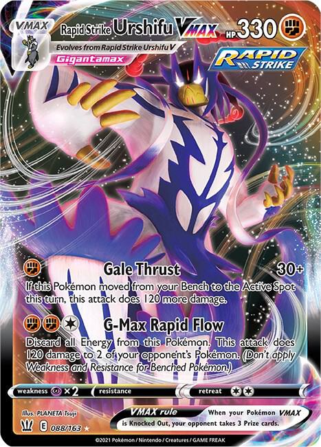 Rapid Strike Urshifu VMAX (SWSH05: Battle Styles)  - Holofoil