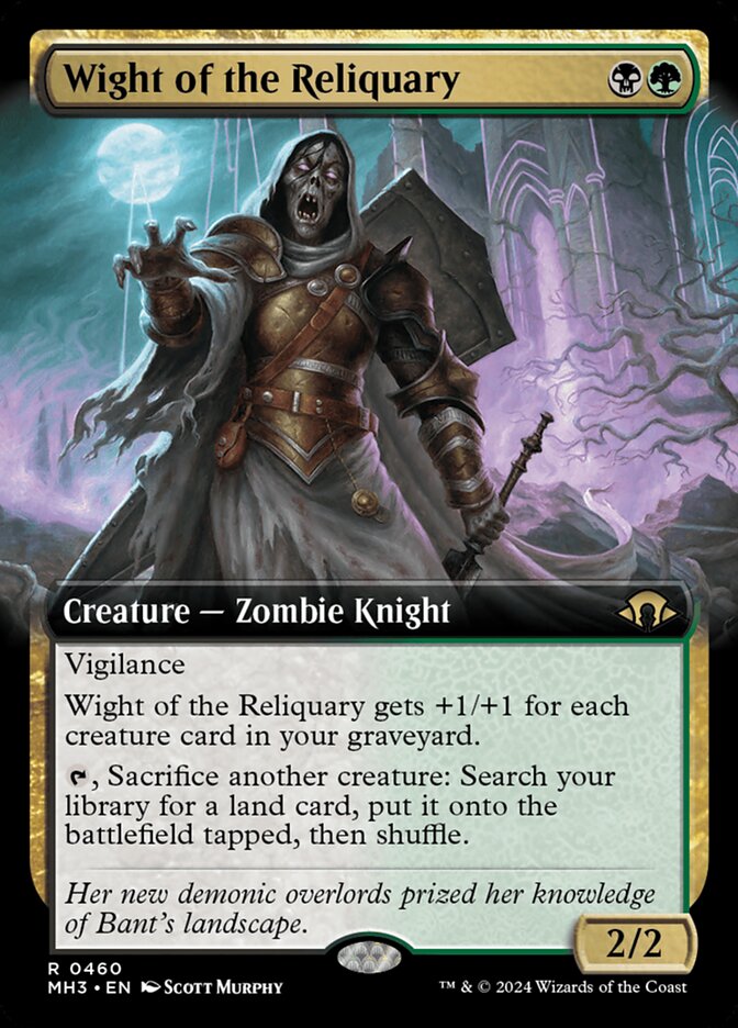 Wight of the Reliquary 460 (Modern Horizons 3)  - Extended Art