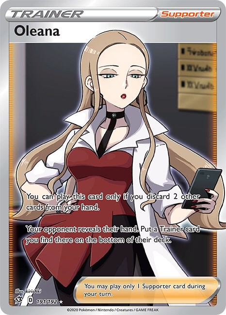 Oleana Full Art (SWSH02: Rebel Clash)  - Holofoil