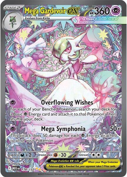 Mega Gardevoir ex 178 132 (ME01: Mega Evolution)  - Holofoil