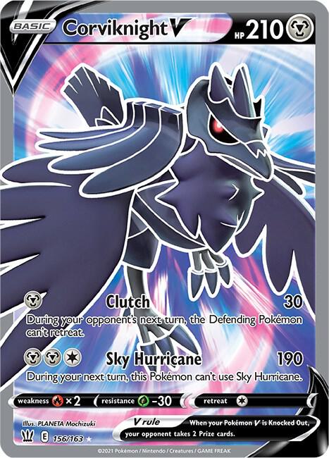 Corviknight V Full Art (SWSH05: Battle Styles)  - Holofoil