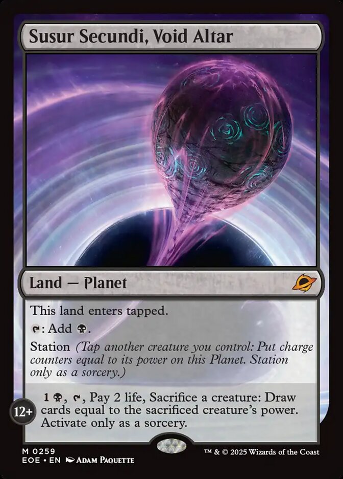 Susur Secundi Void Altar 259 (Edge of Eternities)  - Foil