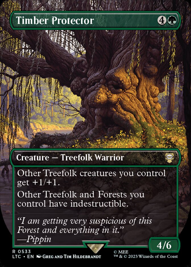 Timber Protector 533/347 (Commander: The Lord of the Rings: Tales of Middle-earth)  - Borderless