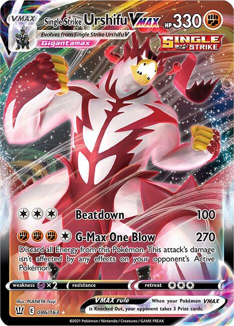 Single Strike Urshifu VMAX (SWSH05: Battle Styles)  - Holofoil