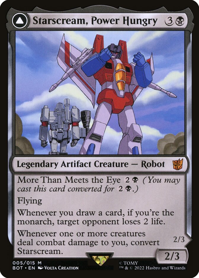 Starscream, Power Hungry // Starscream, Seeker Leader (Universes Beyond: Transformers)  - undefined