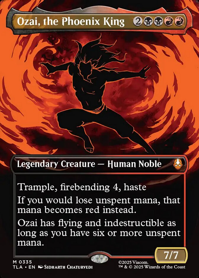 Ozai, the Phoenix King 335/286 (Avatar: The Last Airbender)  - Borderless