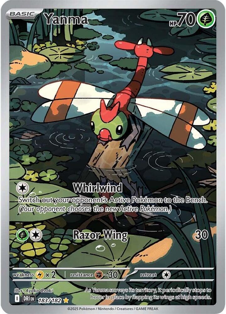 Yanma 183/182 183/182 (SV10: Destined Rivals)  - Holofoil