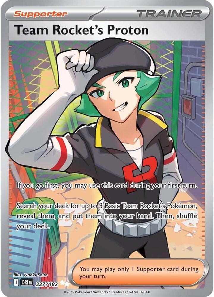 Team Rockets Proton 227 182 (SV10: Destined Rivals)  - Holofoil