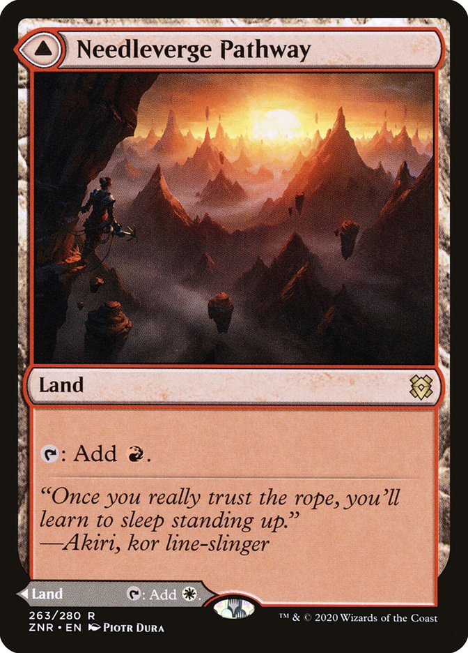 Needleverge Pathway // Pillarverge Pathway (Zendikar Rising) 