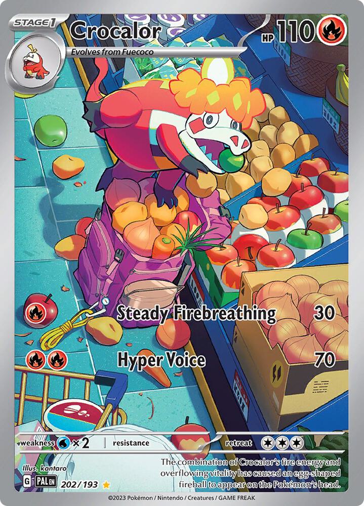 Crocalor 202 193 (SV02: Paldea Evolved)  - Holofoil