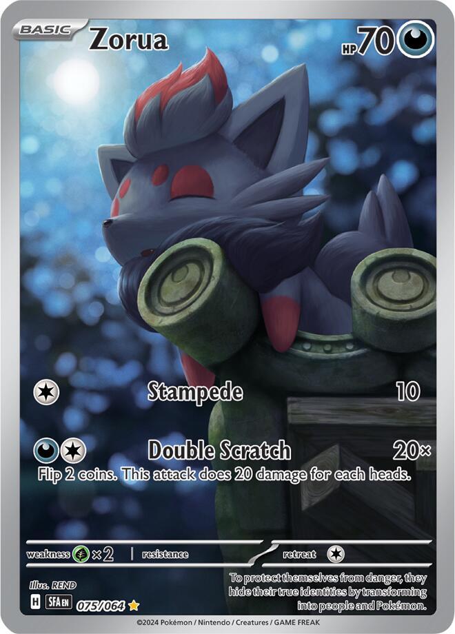 Zorua 075 064 (SV: Shrouded Fable)  - Holofoil