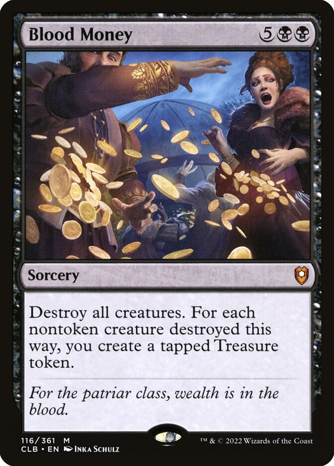Blood Money 116/361 (Commander Legends: Battle for Baldur's Gate)  - Foil