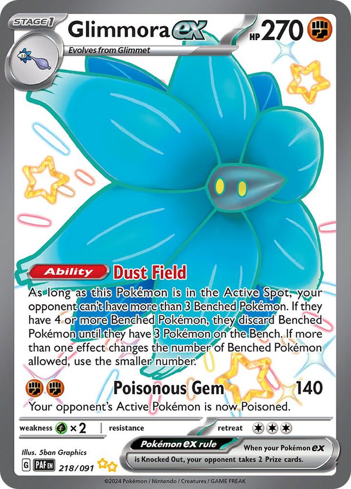 Glimmora ex 218/091 (SV: Paldean Fates)  - Holofoil