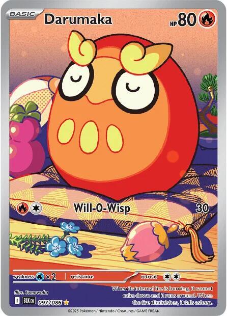 Darumaka 097 086 (SV: Black Bolt)  - Holofoil