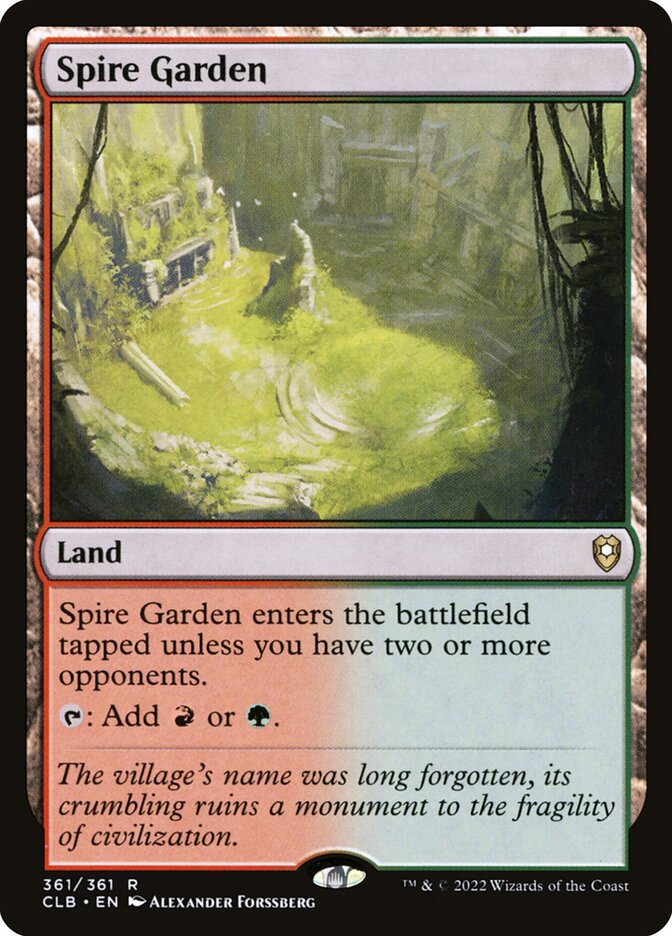 Spire Garden (Commander Legends: Battle for Baldur's Gate) 
