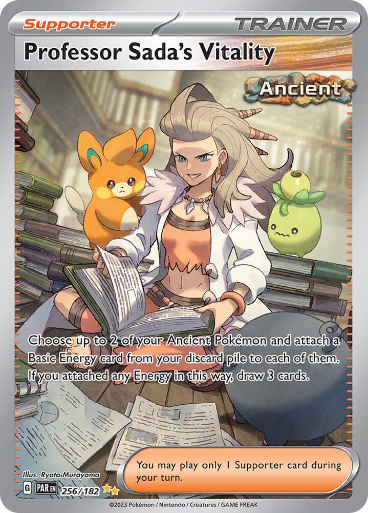 Professor Sada's Vitality 256/182 (SV04: Paradox Rift)  - Holofoil