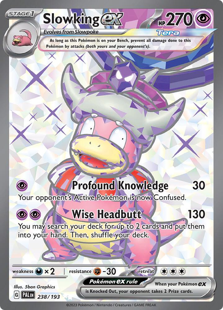 Slowking ex 238 193 (SV02: Paldea Evolved)  - Holofoil