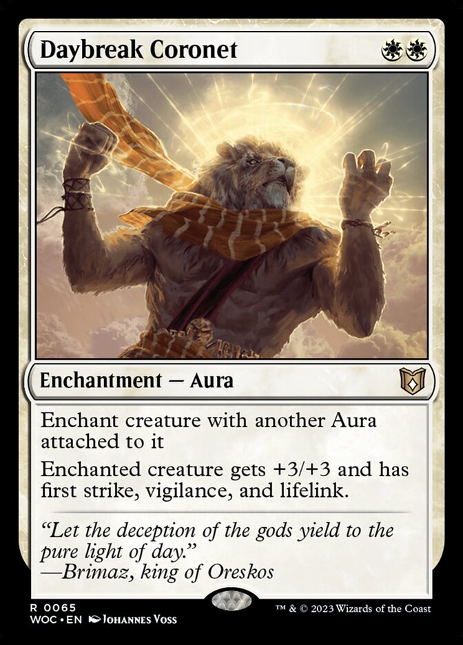 Daybreak Coronet (Commander: Wilds of Eldraine) 