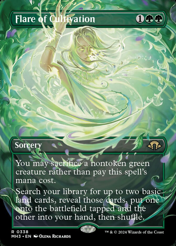 Flare of Cultivation 338/319 (Modern Horizons 3)  - Borderless Foil